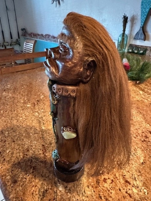Shrunken Head Incense Burner